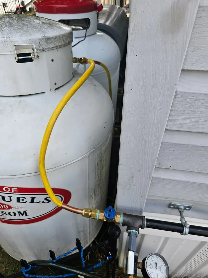 Gas Tank Tie-in